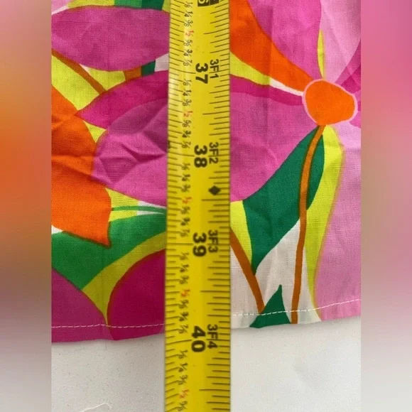 FLYING TOMATO PLUS SIZE PRINTED POPLIN SKIRT size L - Picture 8 of 11